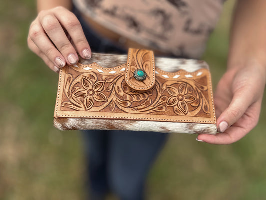 cowhide wallet